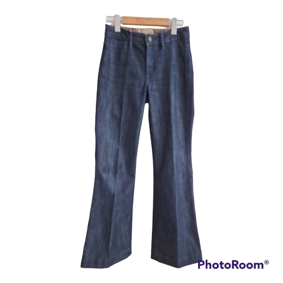 Rich & Skinny blue womens wide leg jeans. Size 26, Made in USA - Picture 5 of 14